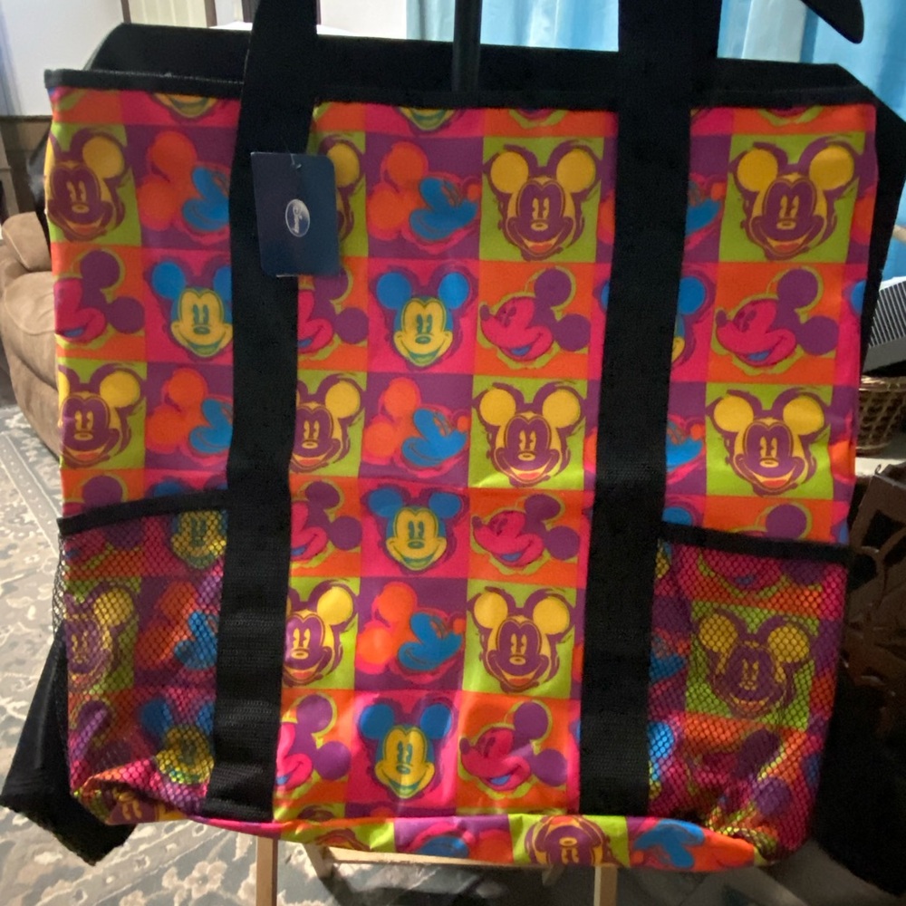 Colorful Mickey Mouse Tote Bag